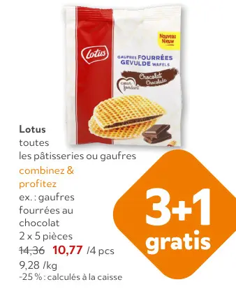 Offre: Pâtisseries ou gaufres