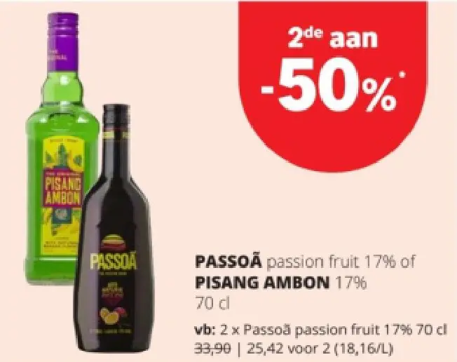 Promotie: Passoã of Pisang Ambon