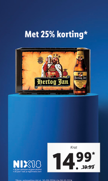 Aanbieding: Hertog Jan Krat