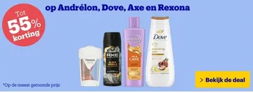 Aanbieding: Andrélon, Dove, Axe en Rexona
