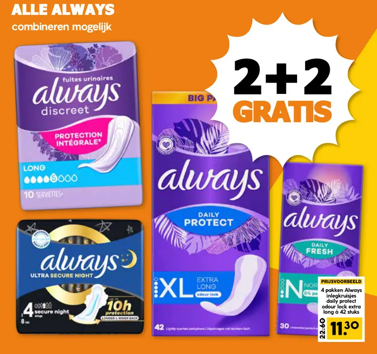 Aanbieding: Alle Always