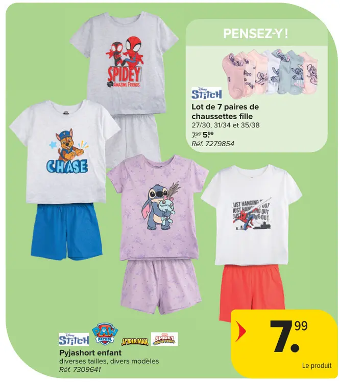 Offre: Pyjashort enfant