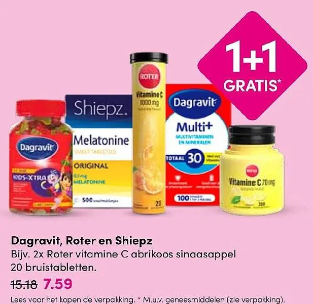 Aanbieding: Dagravit, Roter en Shiepz