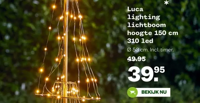 Aanbieding: lichtboom