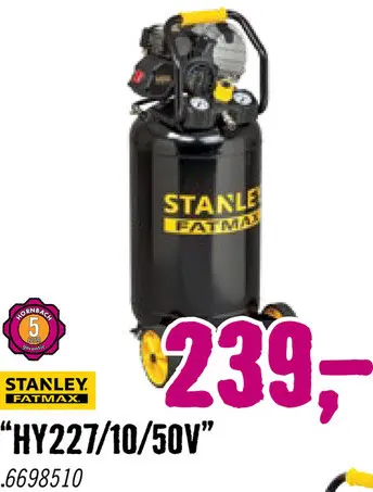 Aanbieding: FATMAX Compressor HY 227/10/50V