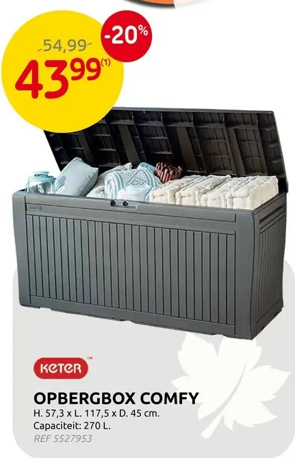 Promotie: Opbergbox Comfy