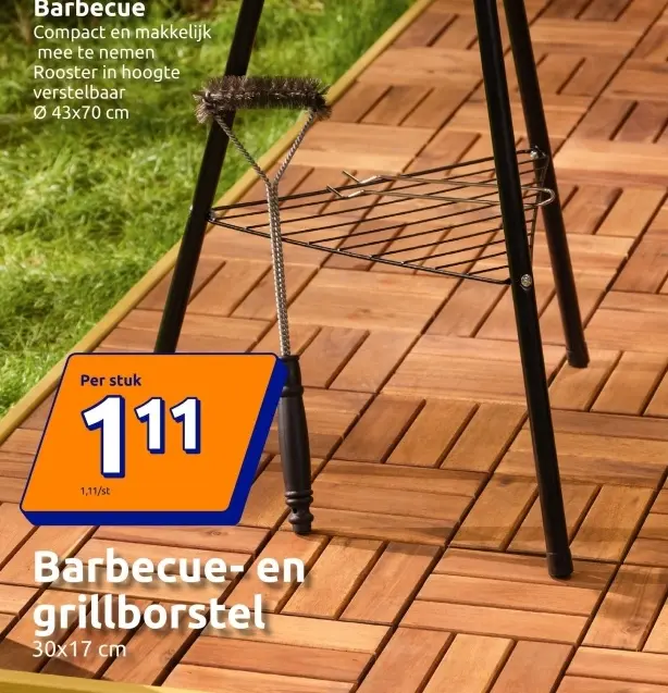 Aanbieding: Barbecue- en grillborstel
