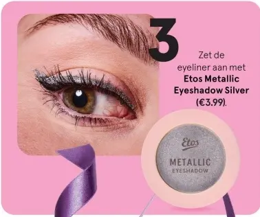 Aanbieding: Metallic Eyeshadow Silver