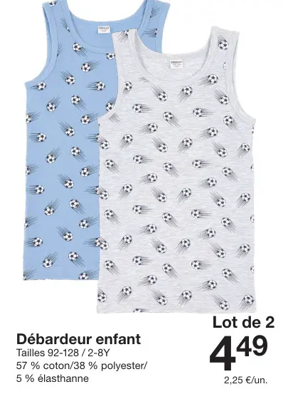 Offre: Débardeur enfant
