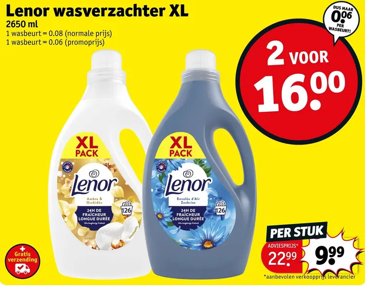 Promotie: Wasverzachter XL