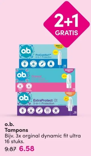 Aanbieding: Tampons