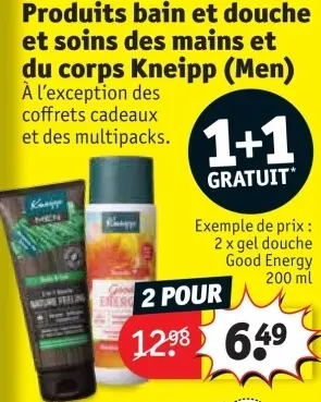 Offre: Produits bain et douche et soins des mains et du corps