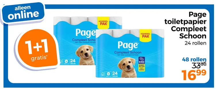 Aanbieding: Toiletpapier Compleet Schoon