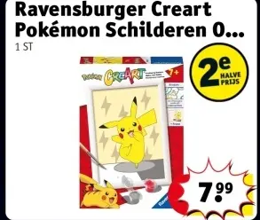 Aanbieding: Ravensburger Creart Pokémon Schilderen