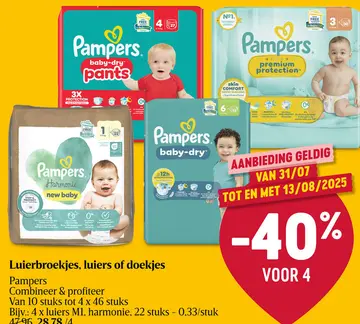 Aanbieding: Luierbroekjes, luiers of doekjes
