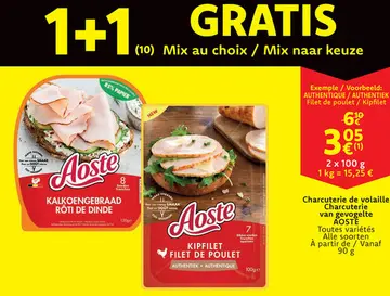 Offre: Charcuterie de volaille / Charcuterie van gevogelte