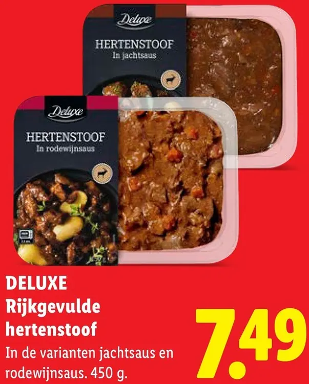 Aanbieding: Deluxe Rijkgevulde hertenstoof