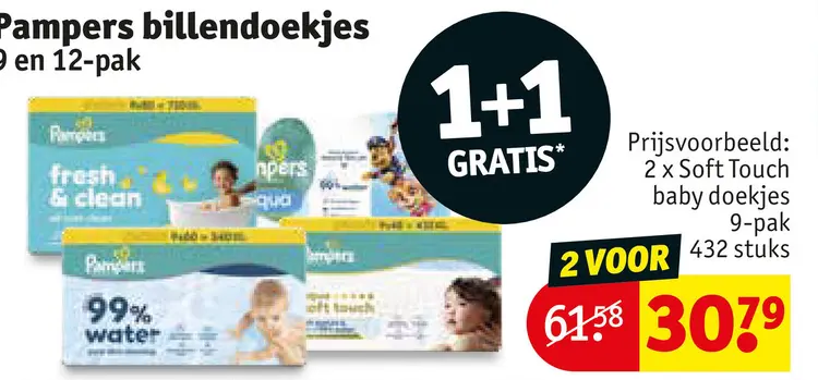 Promotie: Pampers billendoekjes