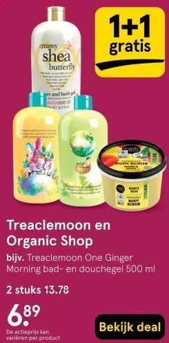 Aanbieding: Treaclemoon en Organic Shop
