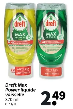 Offre: Max Power liquide vaisselle