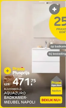 Aanbieding: Aquazuro badkamermeubel Napoli