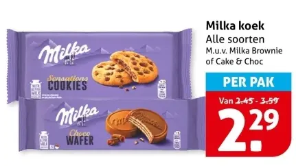 Aanbieding: Milka koek