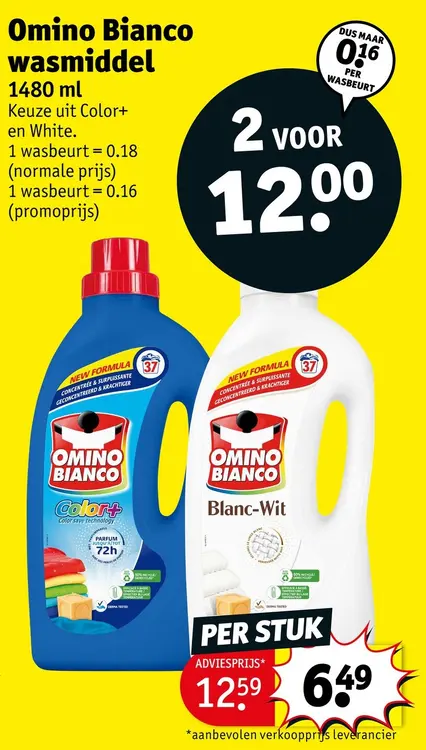 Promotie: Wasmiddel