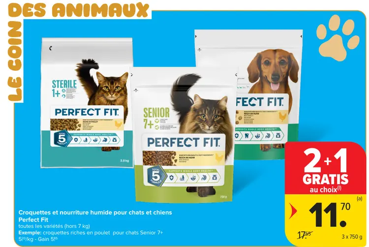 Offre: Croquettes et nourriture humide pour chats et chiens