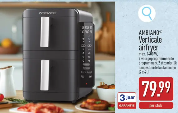 Aanbieding: Verticale airfryer