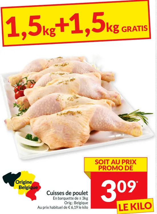 Offre: Cuisses de poulet