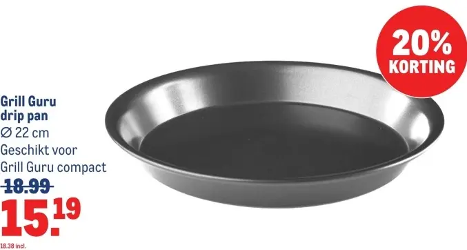 Aanbieding: drip pan