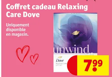 Offre: Coffret cadeau Relaxing Care Dove