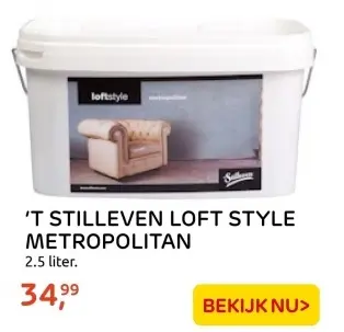 Aanbieding: 'T STILLEVEN LOFT STYLE METROPOLITAN