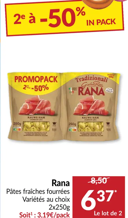 Offre: Rana Pâtes fraîches fourrées