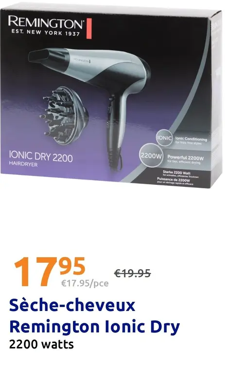 Offre: Sèche-cheveux Ionic Dry