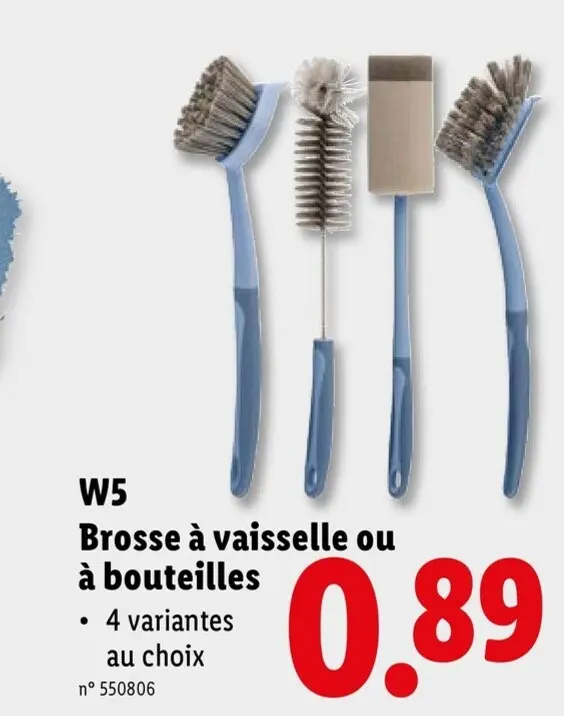 Offre: Brosse à vaisselle ou à bouteilles