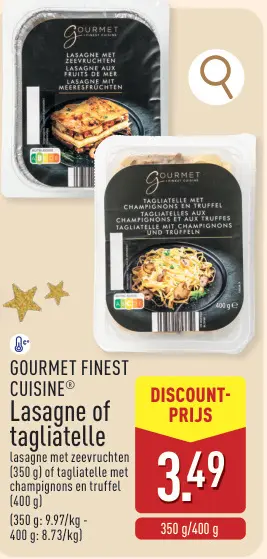 Aanbieding: Lasagne of tagliatelle