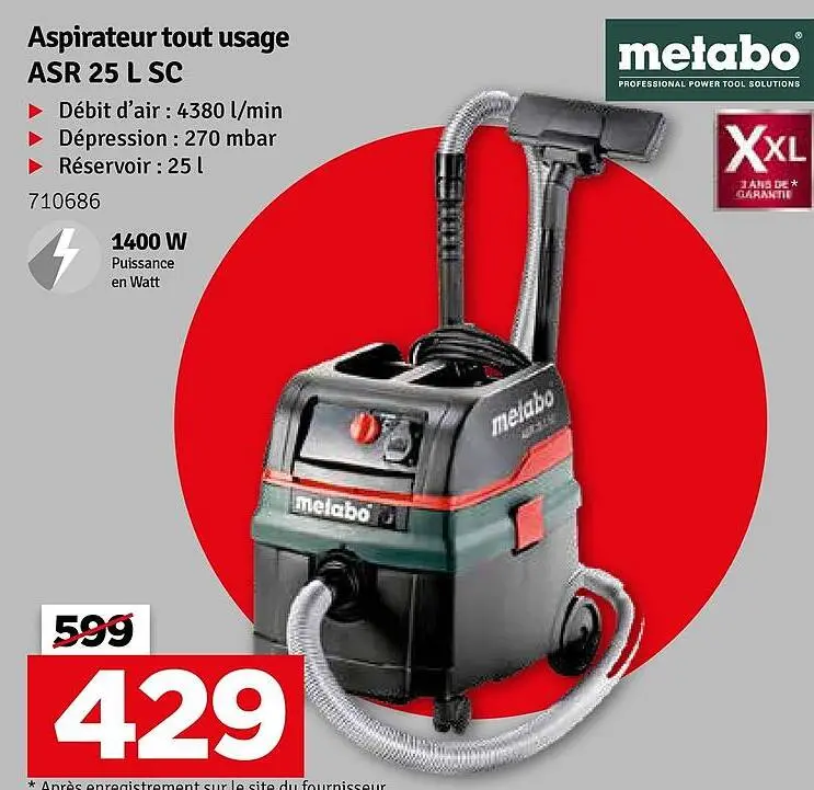 Offre: Aspirateur tout usage ASR 25 L SC