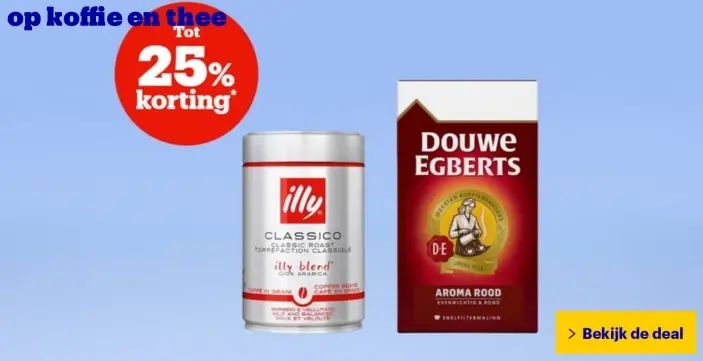 Aanbieding: Koffie en Thee