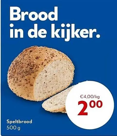 Promotie: Speltbrood