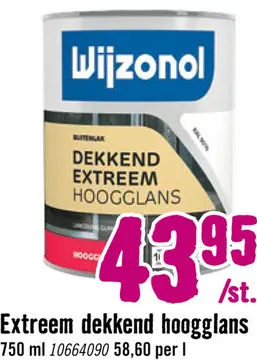 Aanbieding: Extreem dekkend hoogglans