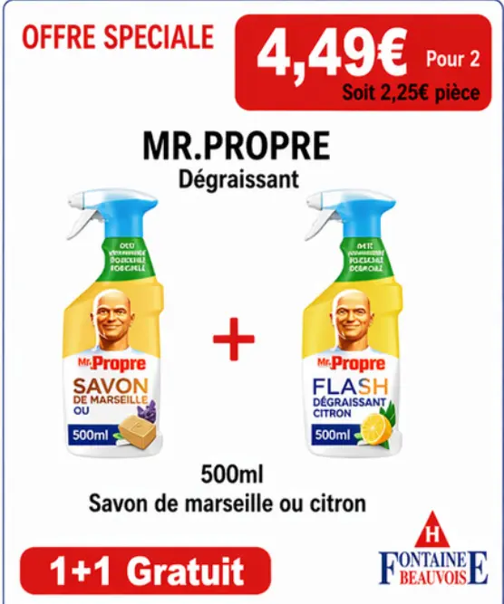 Offre: MR.PROPRE Dégraissant