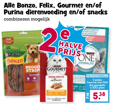 Aanbieding: Dierenvoeding en/of snacks