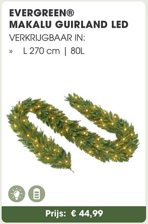 Aanbieding: Makalu guirland led