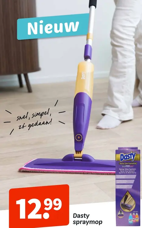 Promotie: Dasty spraymop