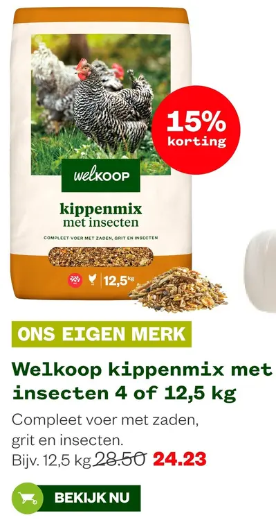 Aanbieding: Kippenmix met insecten