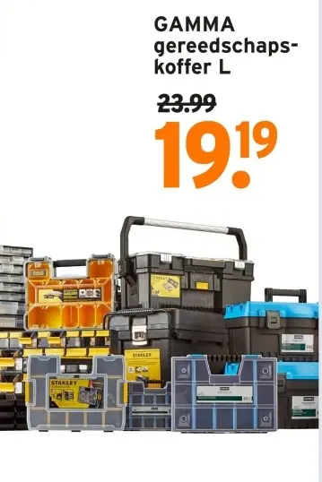 Aanbieding: gereedschapskoffer L