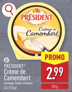 Offre: Crème de Camembert