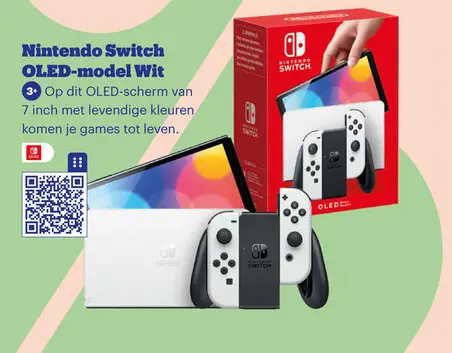 Aanbieding: Nintendo Switch OLED-model Wit