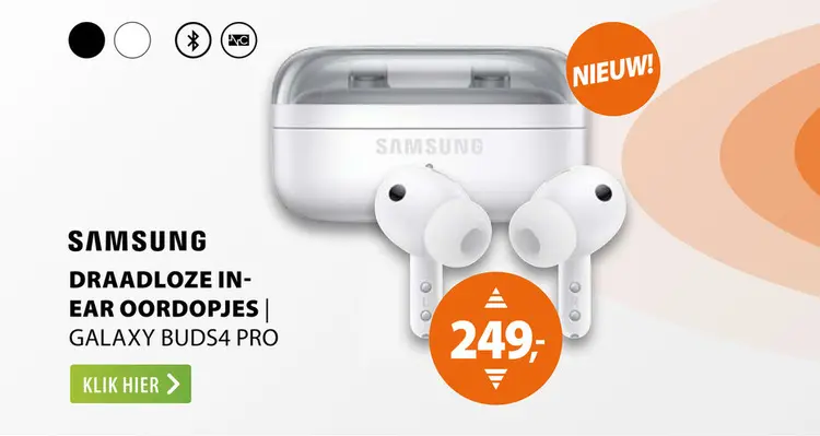 Aanbieding: Samsung Galaxy Buds4 Pro Wit